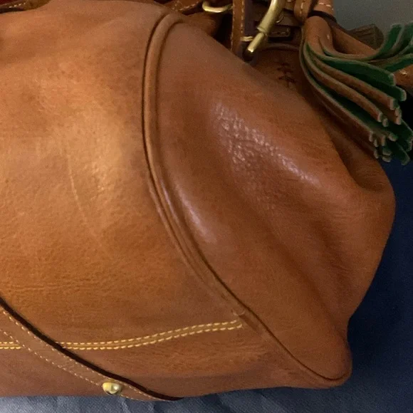 Dooney & Bourke Flourtine Leather Satchel Large - Picture 8 of 16